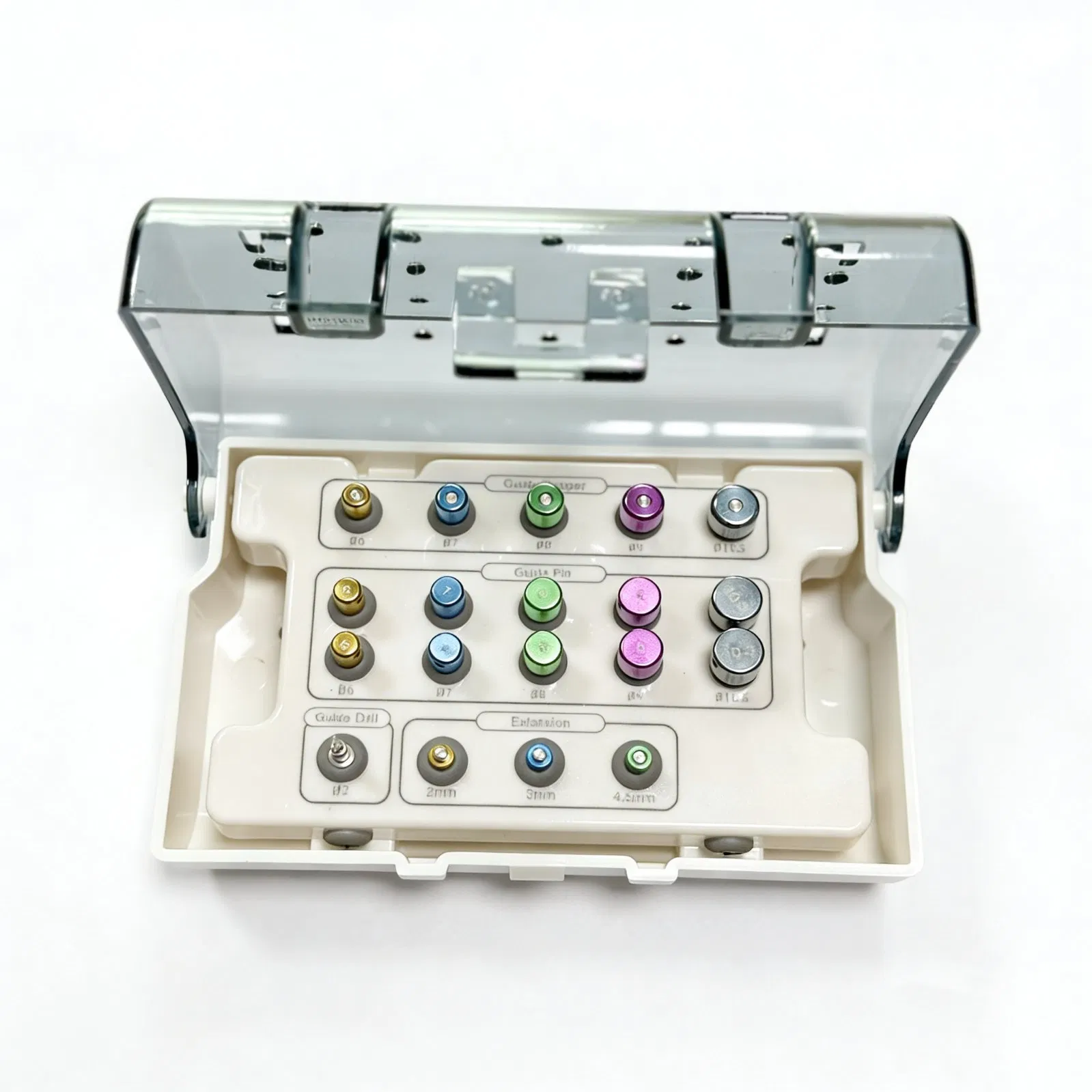 Dental Implant Surgical Guide Kit Positioning Guide Plate Ring Tools Box