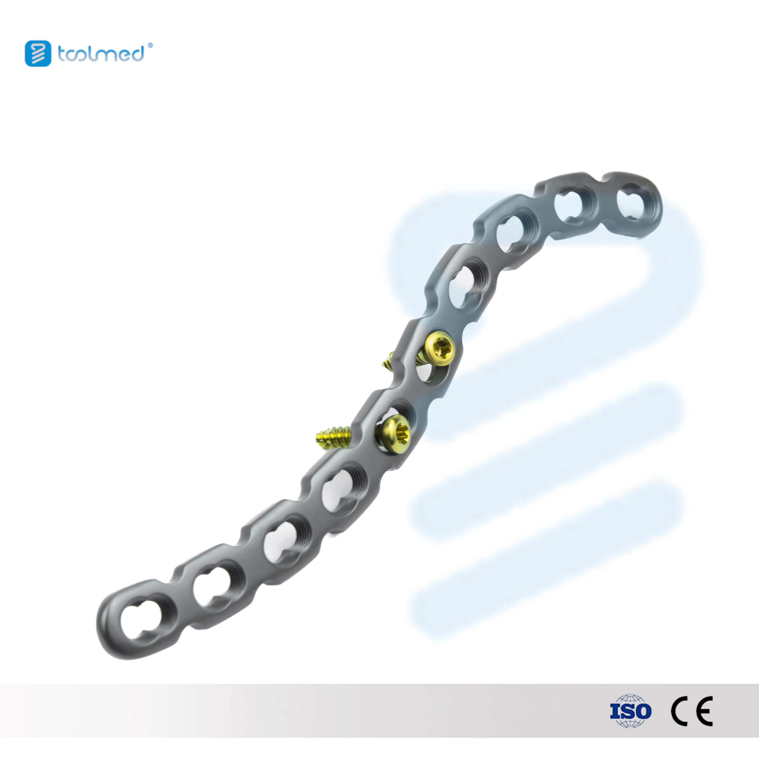 Orthopedic Titanium Bone Fracture Fixation Plate Locking Screws S-Clavicle Locking Plate System for Surgery Instruments