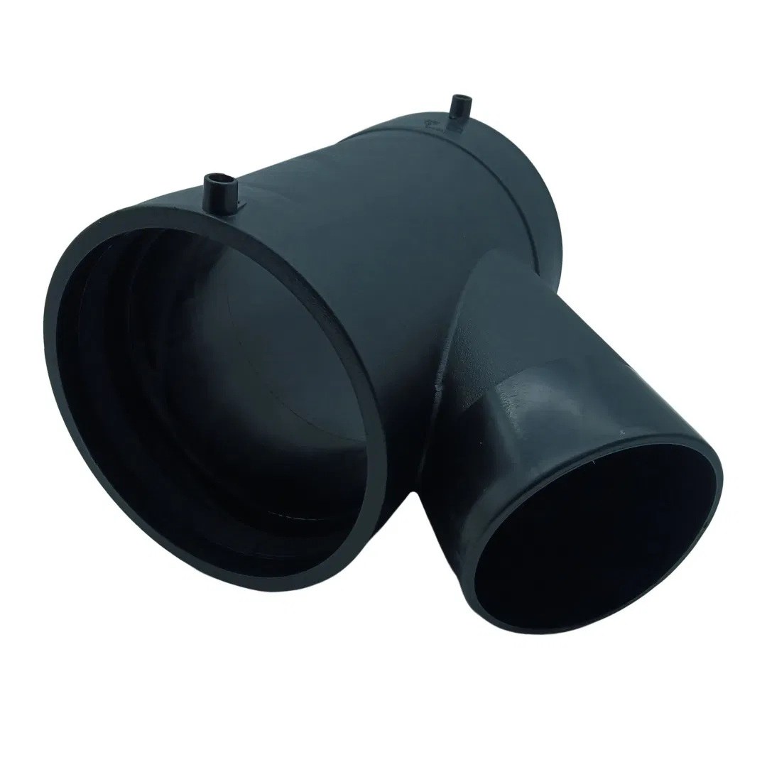 Water Drainage 160-110mm Y Shape Tee HDPE Electrofusion Fittings Electrofusion