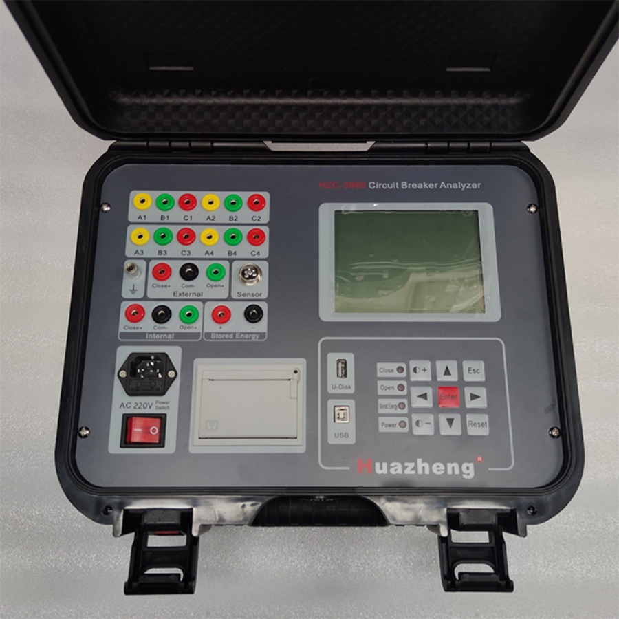 Circuit Breaker Testing System for Power Substation Analysis and Commissioning