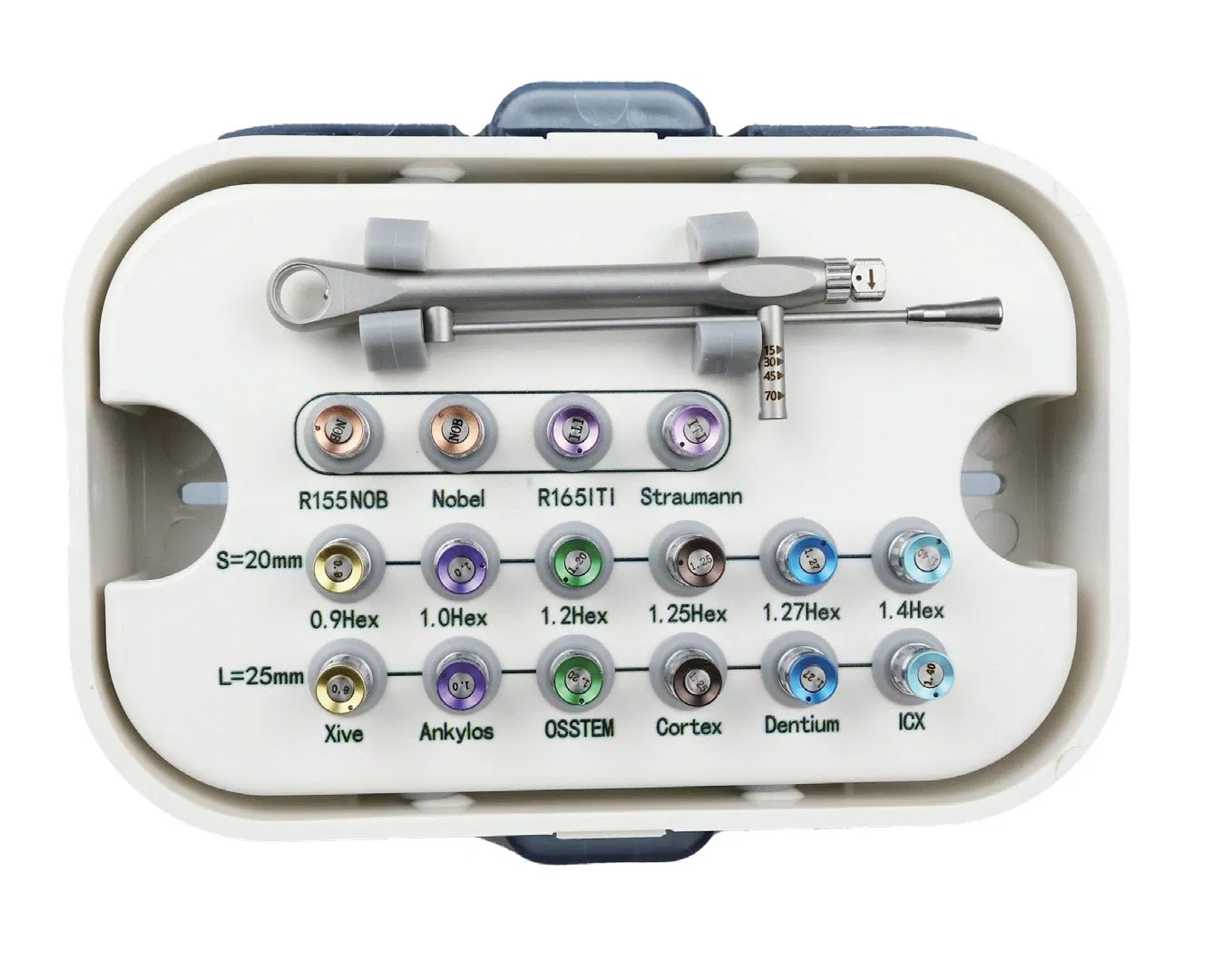 Good Price Orthocare Medical Dental Surgical Implant Tool Box with CE Certificates