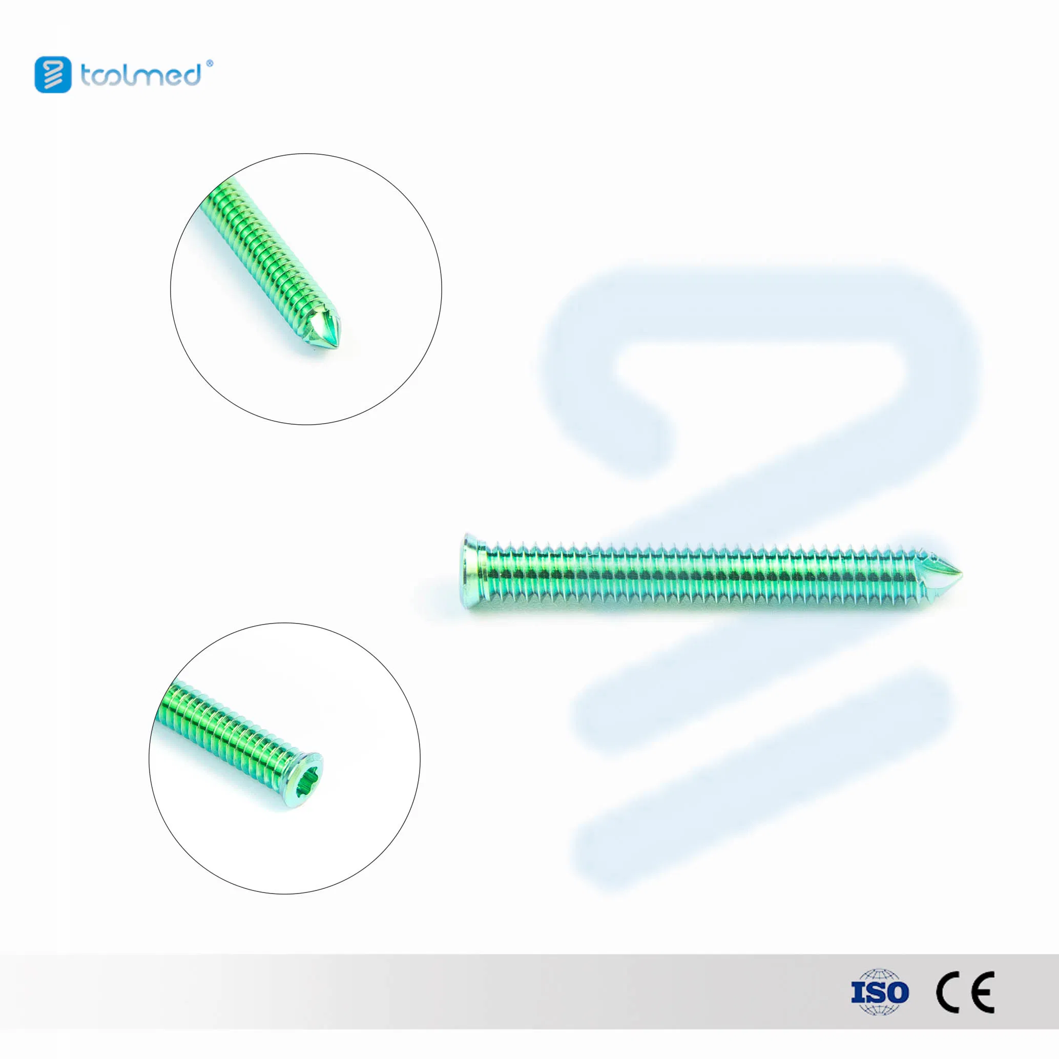 High Quality Titanium Veterinary Orthopedic Trauma Implants 3.2mm Alps Locking Screw