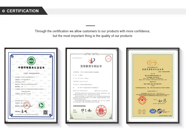 Certifications