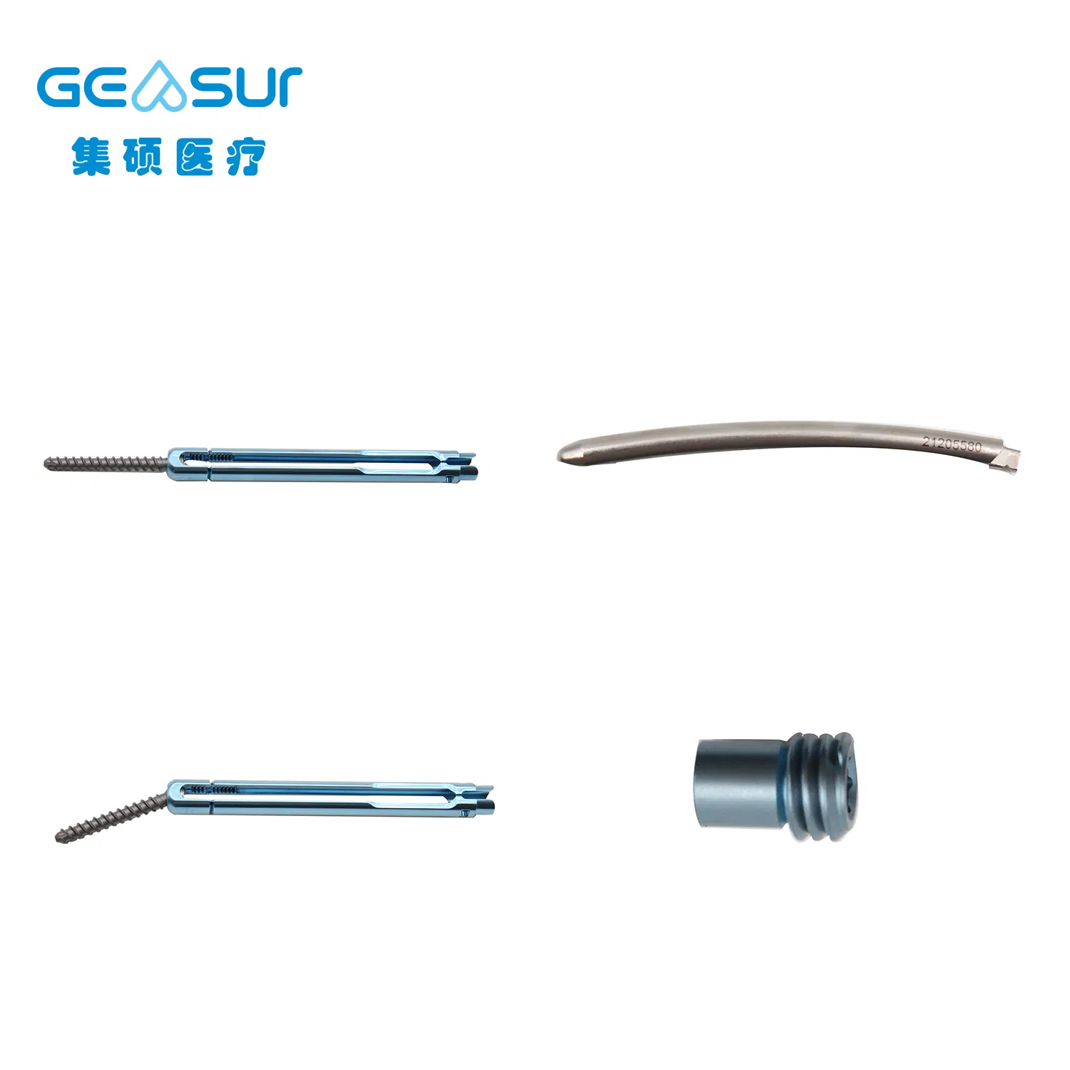 Titanium Self-Breaking Plug Surgical Instrument Orthopaedic Implant Posterior Spinal Internal Fixation Minimally Invasive System