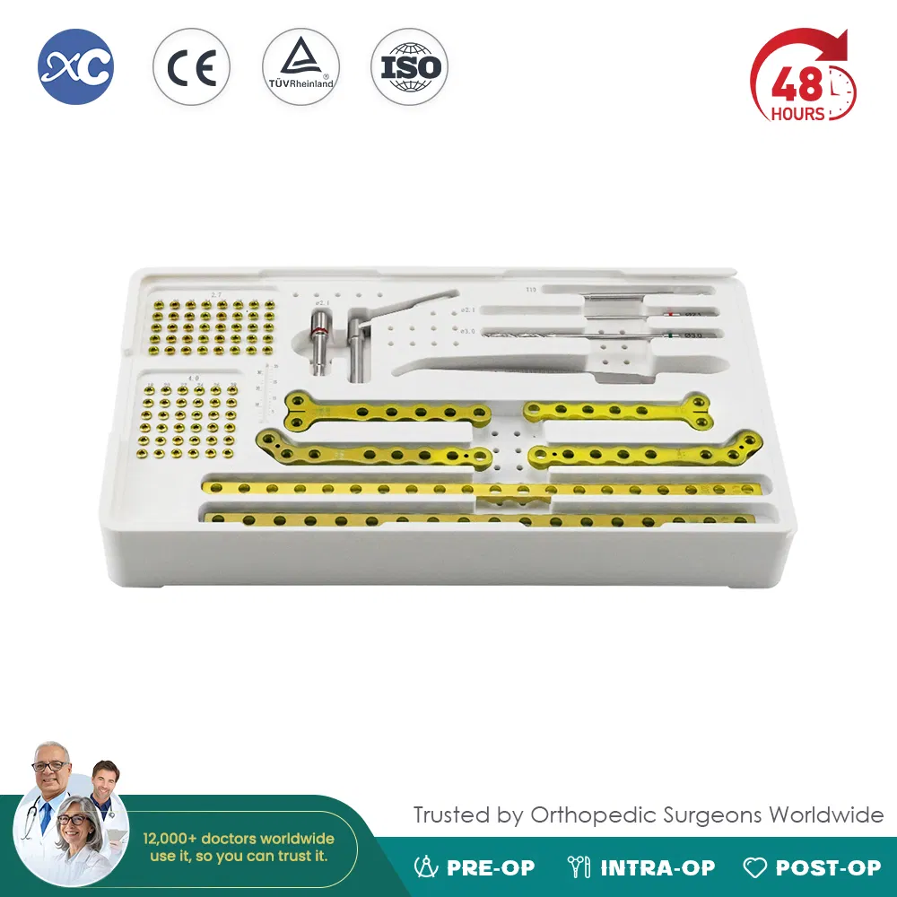 Manufacturer Veterinary Orthopedic Surgery Bone Implants 4.0mm Alps Reconstruction Locking Plate