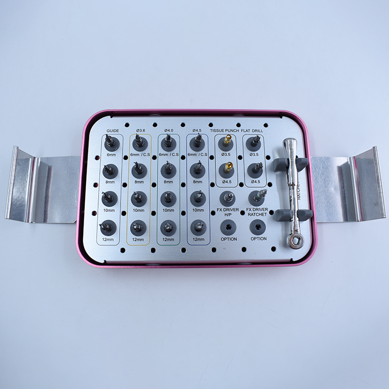 Dental Implant Guide Plate Surgical Tool Box Dental Implant Repair Universal Tool Torque Wrench Screwdriver