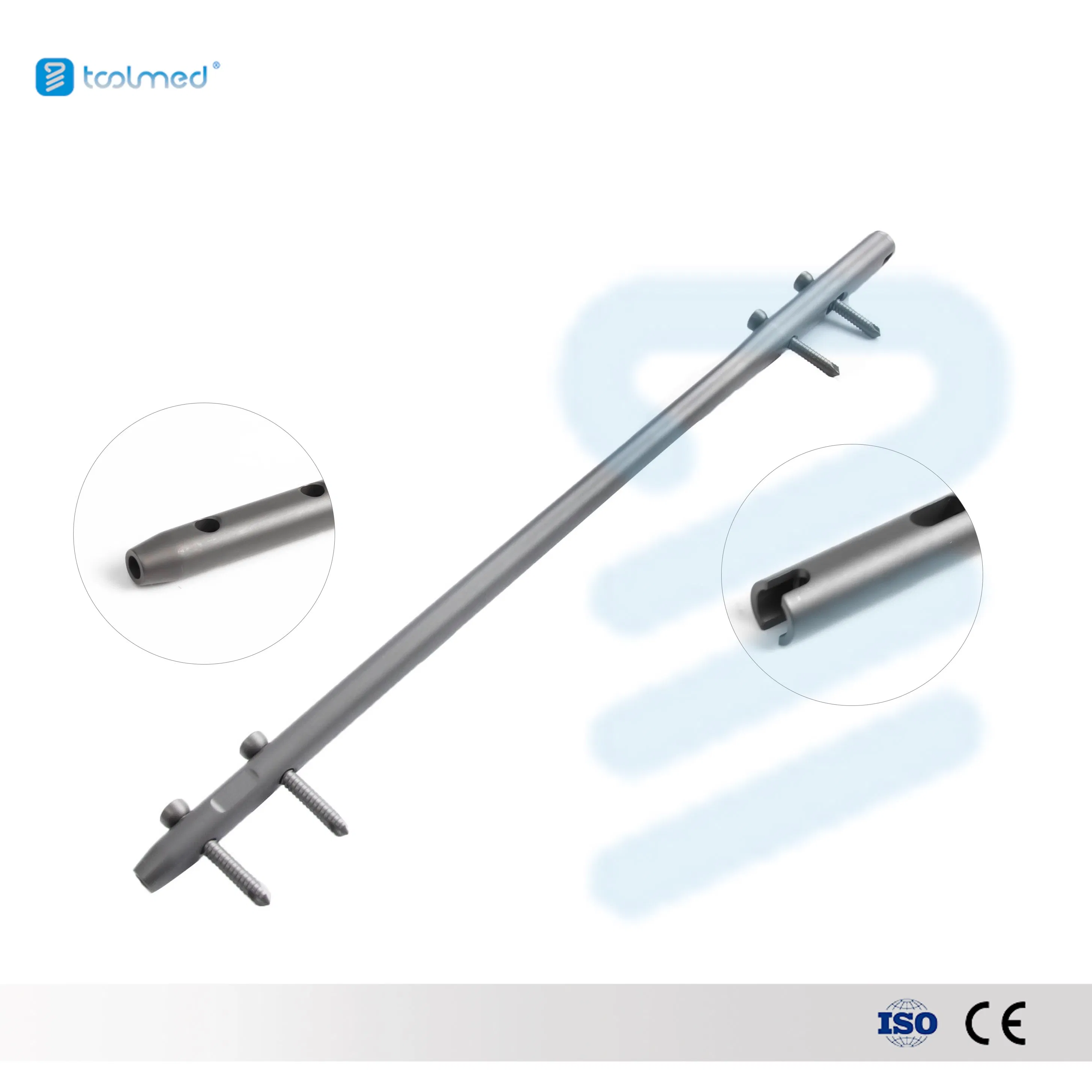 High Quality Titanium Femoral Nail System for Femur Fracture Fixation Orthopedic Intramedullary Nail with Dynamic Locking Design