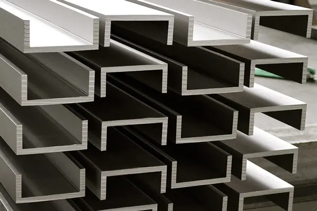 Channel steel processing