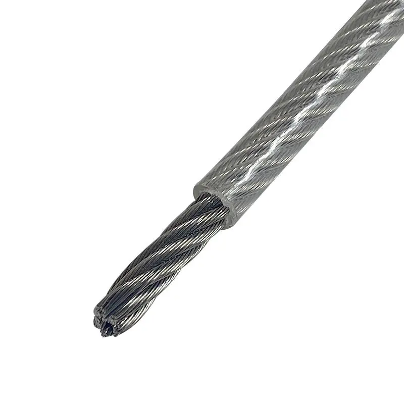 China Environmentally Friendly PVC Steel Wire Rope 1X19/6x19/7x7/7x19 Supplier, Factories