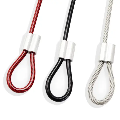 China Super strong load-bearing, 304 316 stainless steel nylon coated wire rope 7×19, aviation grade standard Factory, Factories
