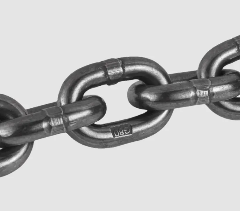Wholesale G80 manganese steel chain for hoisting: sling rigging chain, high strength, safe and reliable Manufacturer, Manufacturers