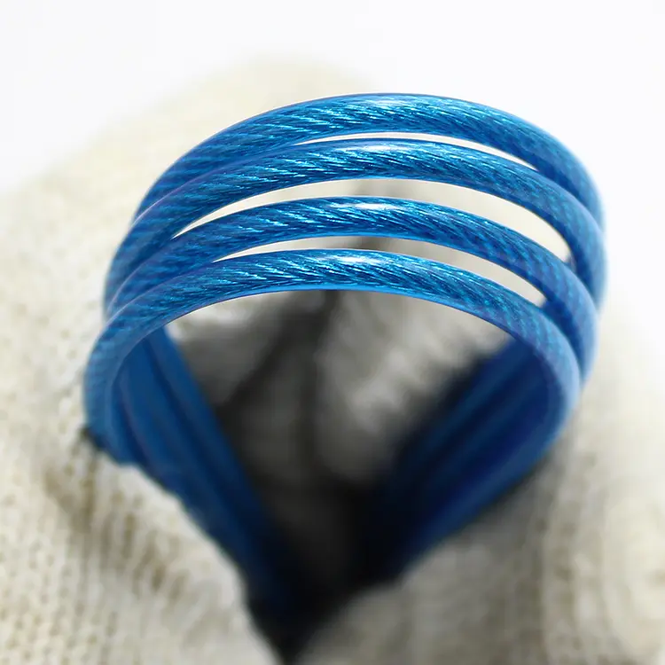 China Super strong load-bearing, 304 316 stainless steel nylon coated wire rope 7×19, aviation grade standard Factory, Factories