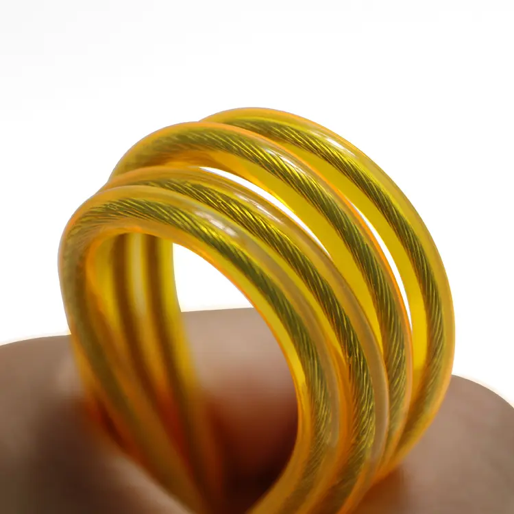 Wholesale PVC/NYLON/TEFLON Coated Wire Rope 7x19 Steel Wire Rope Supplier, Factory