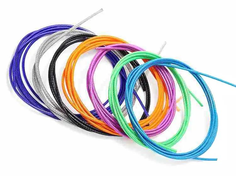 Wholesale PVC/NYLON/TEFLON Coated Wire Rope 7x19 Steel Wire Rope Supplier, Factory