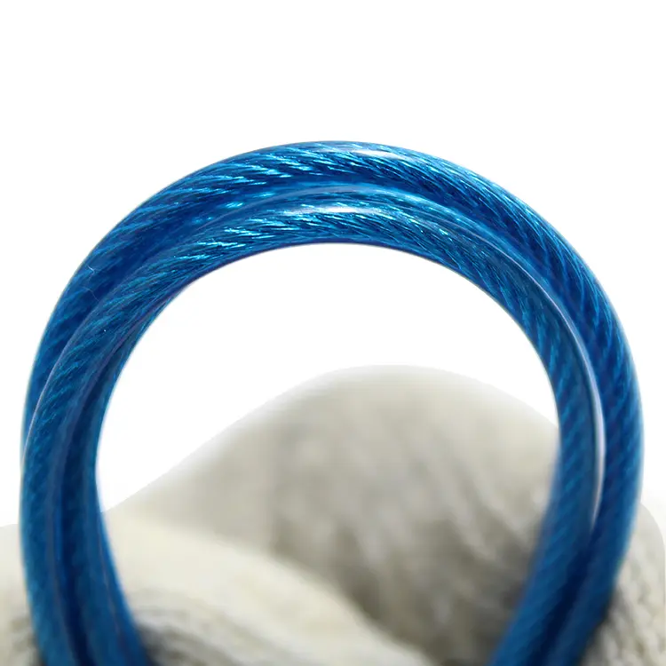 China PVC coated, 7×7, galvanized steel wire rope, 2/3/4mm Manufacturer, Factory