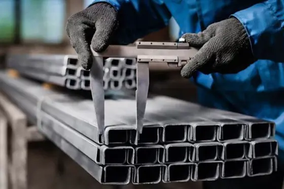 measuring steel channels