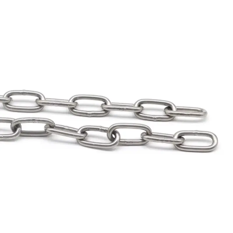 Wholesale Industrial grade DIN763 stainless steel long chain - equipment fixing, protective fence, general connection Manufacturers, Factories