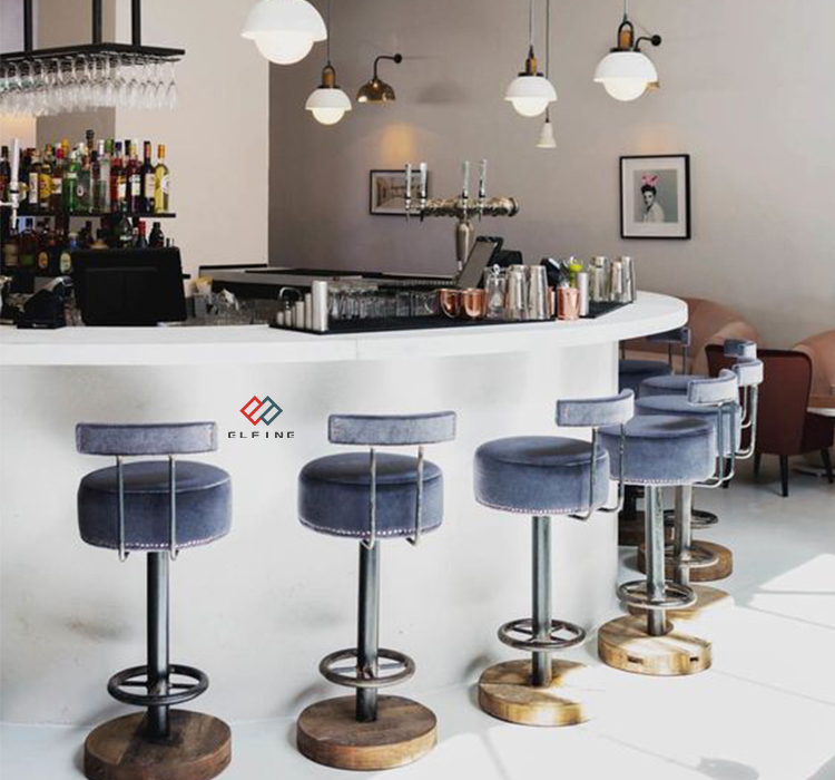 Luxury Modern LED Pub Bar Counter Restaurant Lounge Bar Commercial Furniture for Hotel &amp; Mall Use