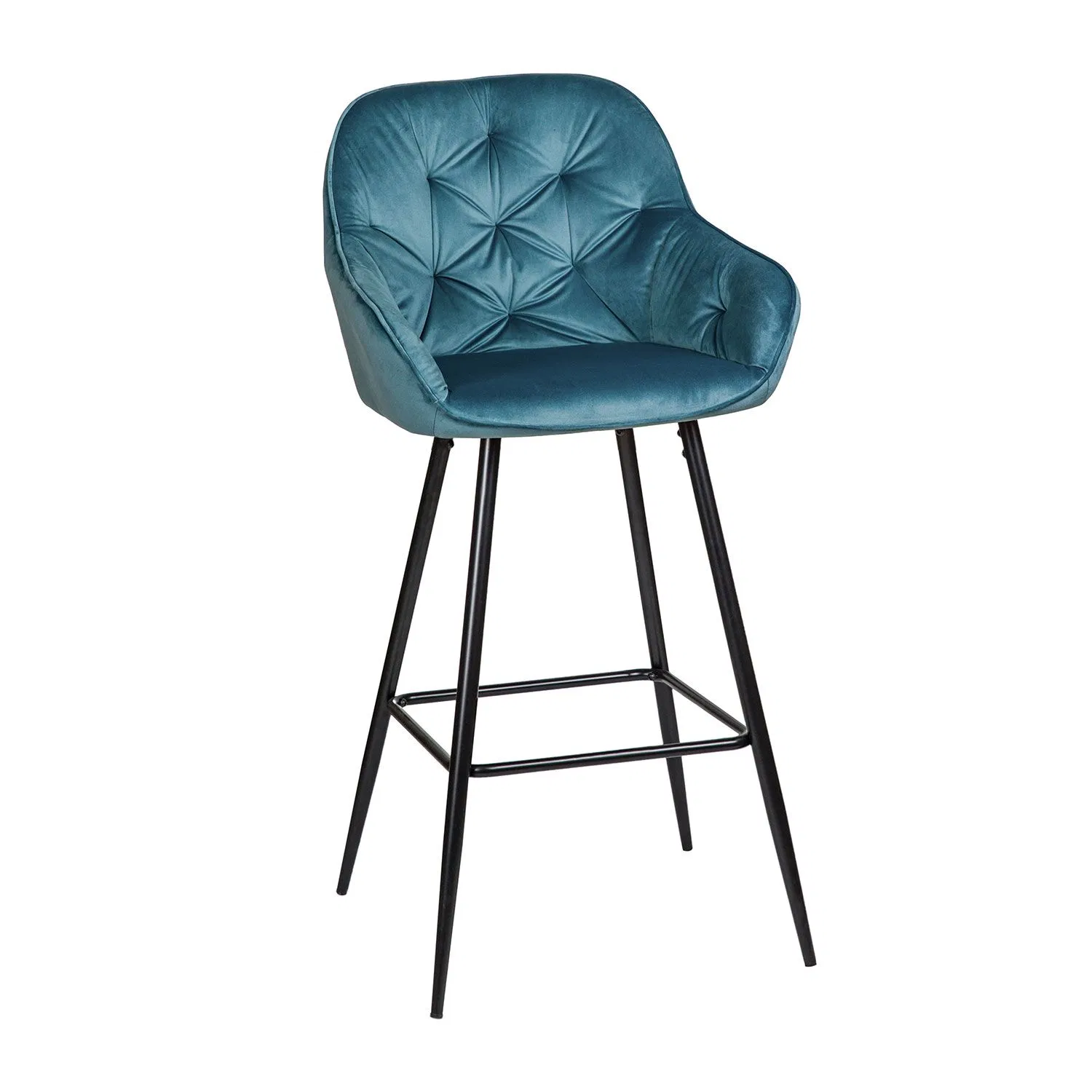 Bar Stools Luxury Furniture Restaurant Nordic Kitchen Cheap Gold High Chair Counter Modern Metal Velvet Bar Stools with Back