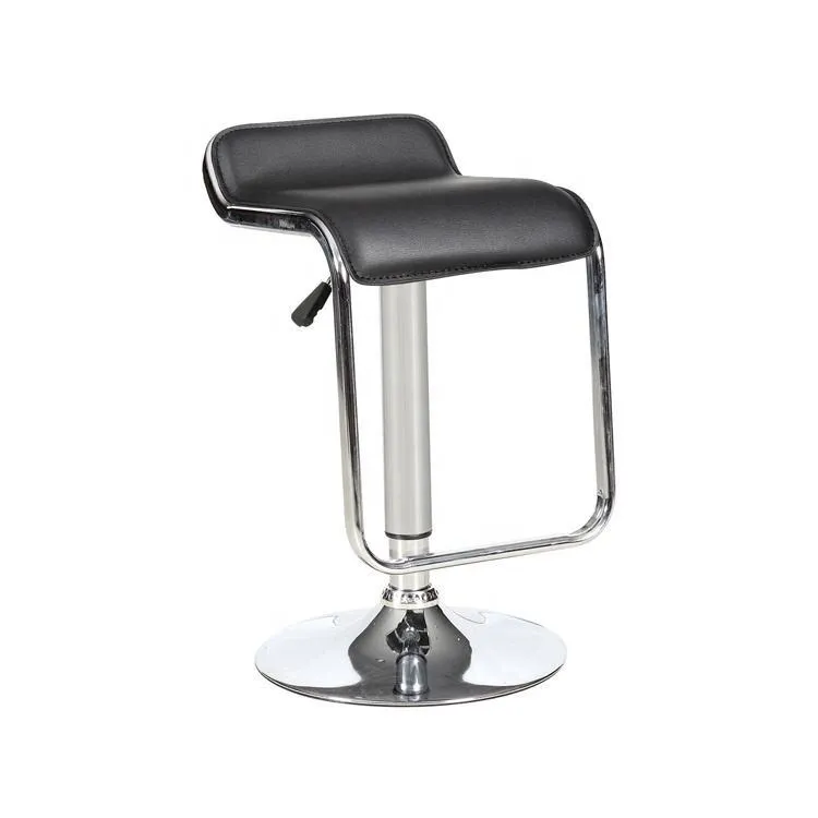 Kitchen Cafe Counter Height Adjustable Swivel Metal Bar Stool Detail