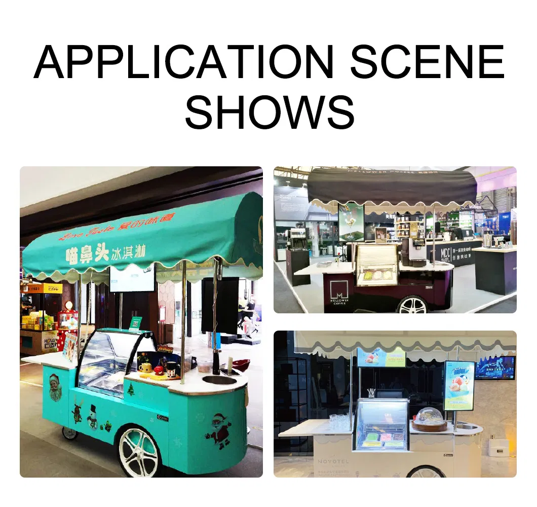 Prosky Mobile Hot Dog Cart Pizza Juice Cocktail Drink Bar Van Ice Cream Catering Trailer Food Vending Cart