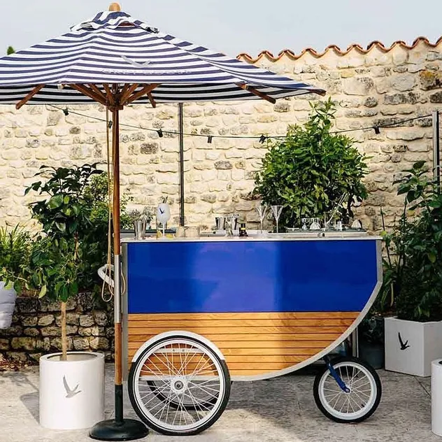 Event Candy Bar Dessert Display Food Cart with Custom Branding