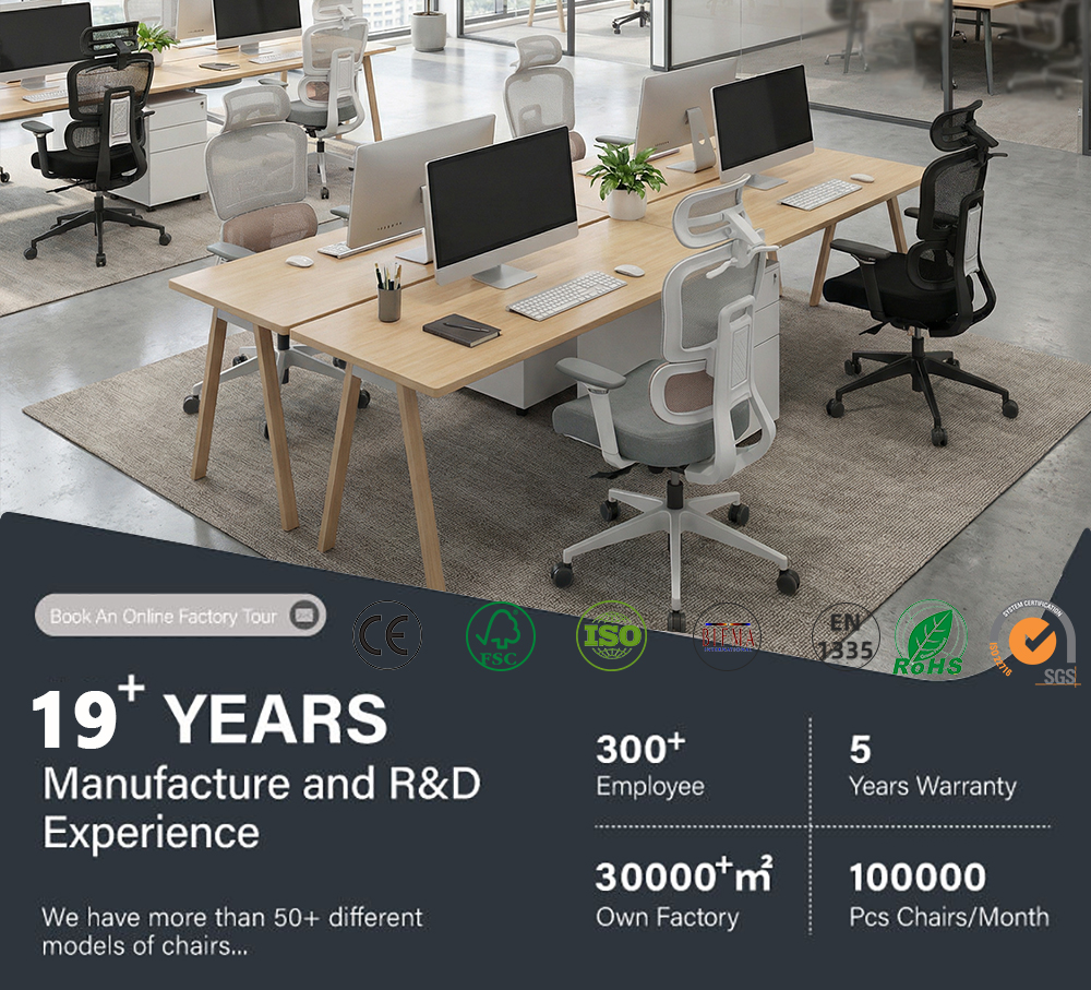 Factory New Comfort Desk Director Executive Chair Office Mesh Ergonom Recline Upholstered Computer Work Chairs Swivel Revolving