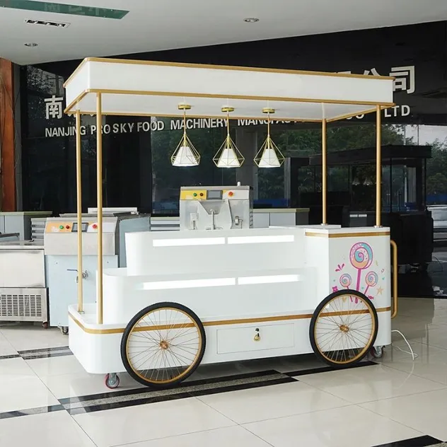 Event Candy Bar Dessert Display Food Cart with Custom Branding