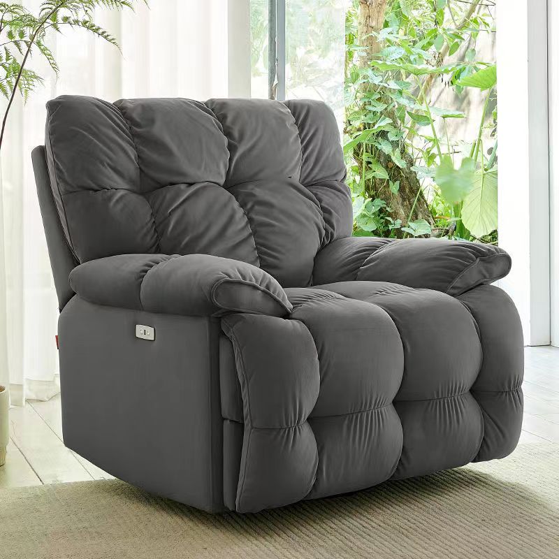 Modern orange sofa set bed display 4