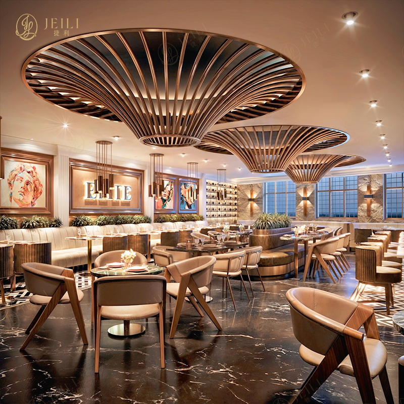 Luxury Modern Bar Furniture Set Solid Wood Tables and Chairs for Coffee Shops Pubs and Customizable Hotel One-stop Service