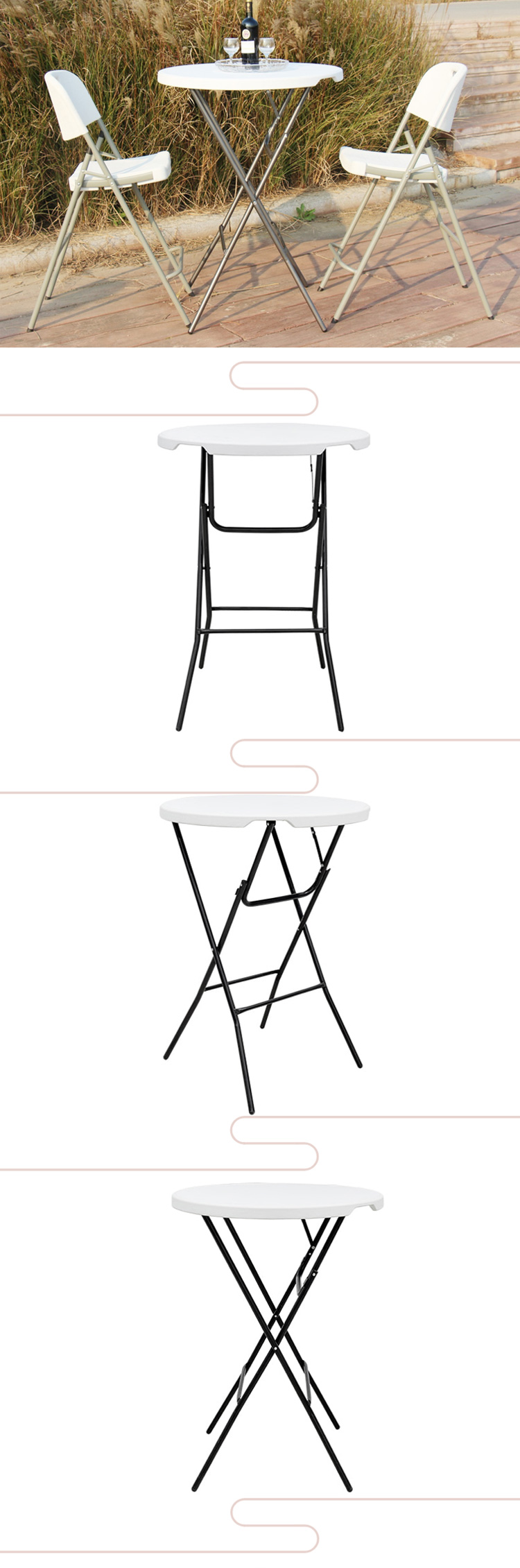 Folding Table Details View 1