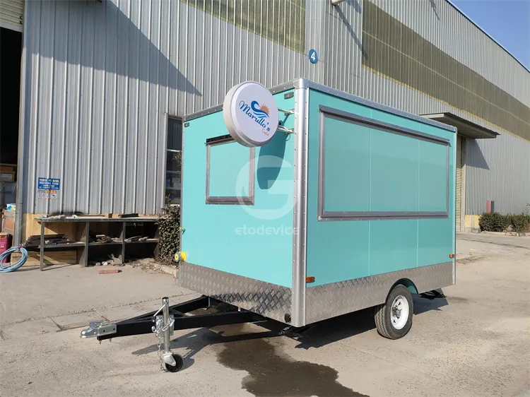 Mobile Bar Pizza Food Trucks Concession Ice Cream Cart