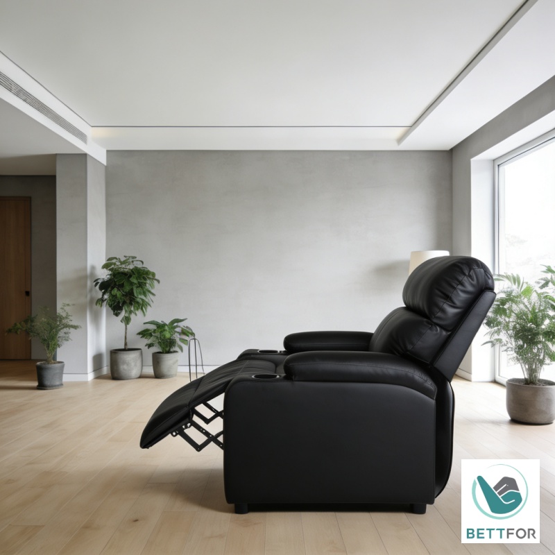 Factory Pushback Recliner Sofa Chair No Handle Easy Operate Comfortable Lounge Chair Overstuffed Cushion Thick Padded Seat/Back