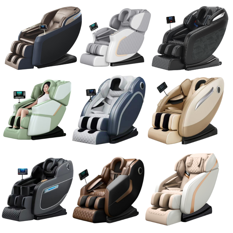 Zhipin Zero Gravity Electric Sofa Shiatsu Heating Bluetooth Speaker Full Body 3D Massage Chair CE Certified Home Use