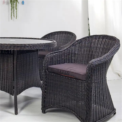 Outdoor 5 Piece Furniture Set Coffee Bistro Rattan Weave Chairs And Table
