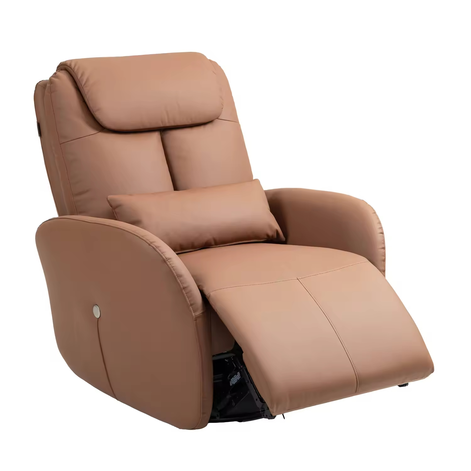 Ultra-Luxurious Electric Reclining Leather Sofa Swivel Rotating Glider Chair with Cushions USB Furniture for Living Room
