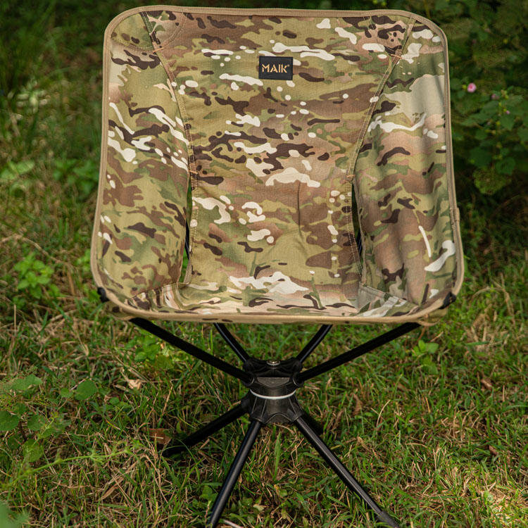 Aluminum Modern Lounge Chair-Portable Outdoor Camping Garden Chair Lightweight Foldable 360 Degree Rotatable Frame Bedroom Gym