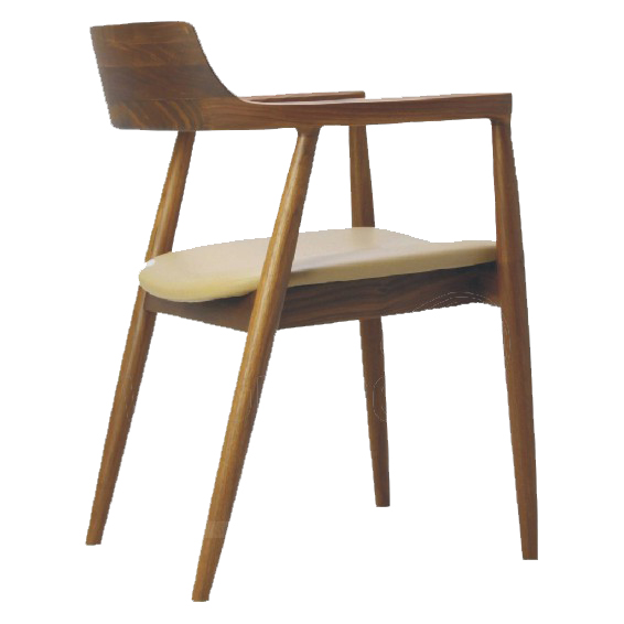 Modern Versatile Natural Ash Wood Adjustable Lounge Chair with Mattress for Home Office Living Room Hotel Kitchen