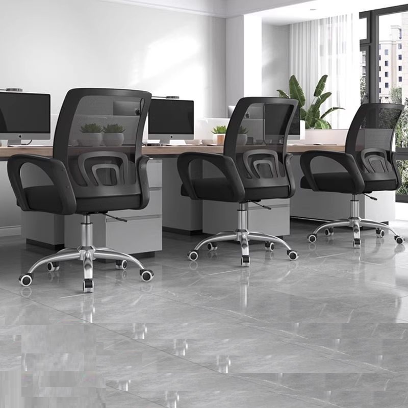 Low Price High Quality Foldable Swiveling Arm Rest Swivel Computer Chair Hot Sale Modern Mesh Luxury Office Class Chair
