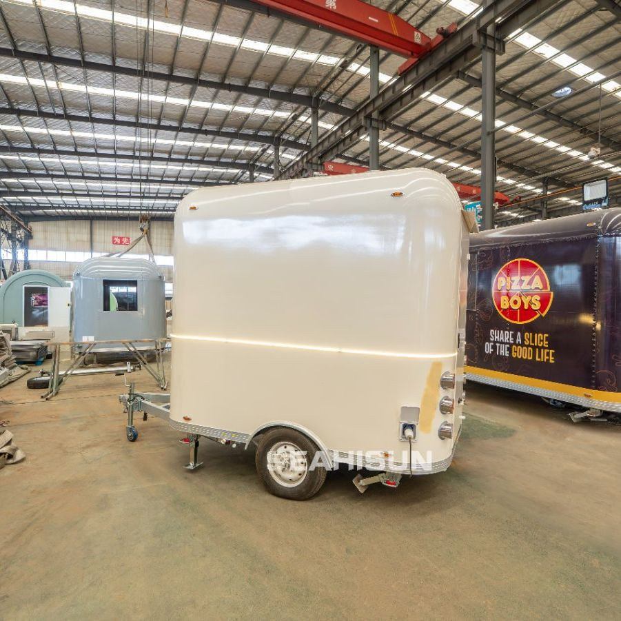 Business Coffee Food Trailer Ice Cream Concession Mobile Kitchen Trailer Mobile Drink Juice Bar Cocktail Station Van Street Food Cart