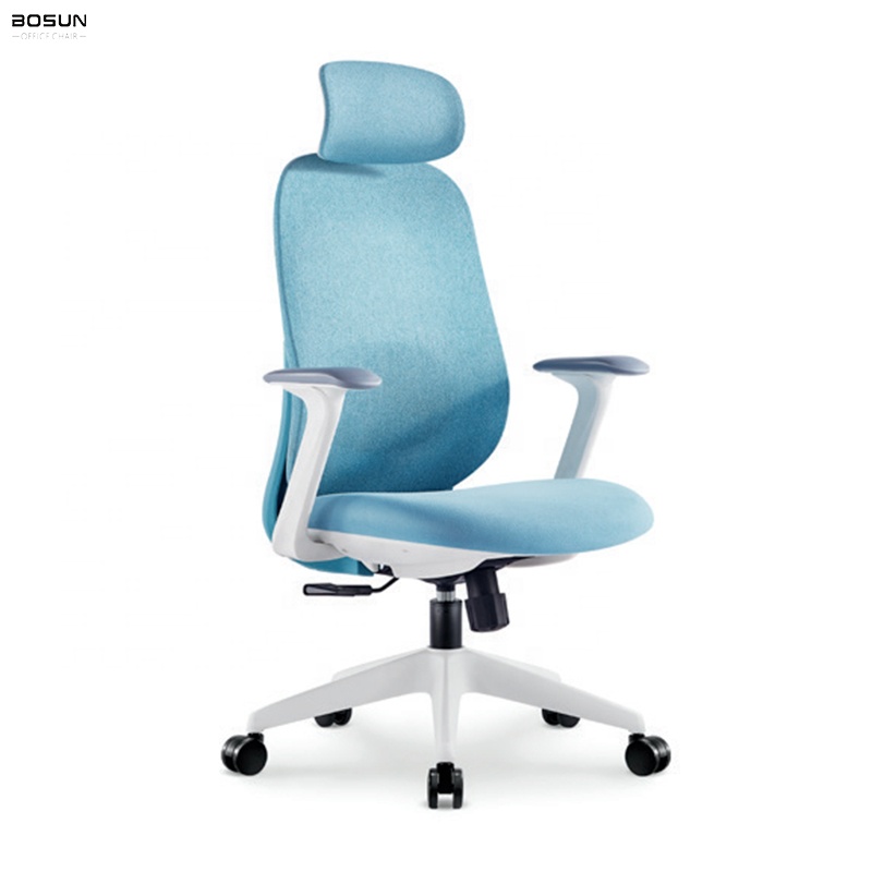 Wholesale Luxury Modern Ergonomic Office Chair Adjustable Headrest Home Executive Chair Fabric Reclining