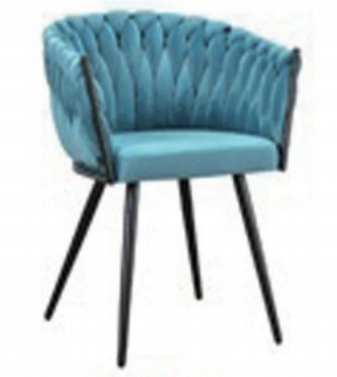 Design Rattan Woven Restaurant Dining Room Chairs Velvet Dining Chairs Modern Luxury Pink Velvet Accent Chair Living Room