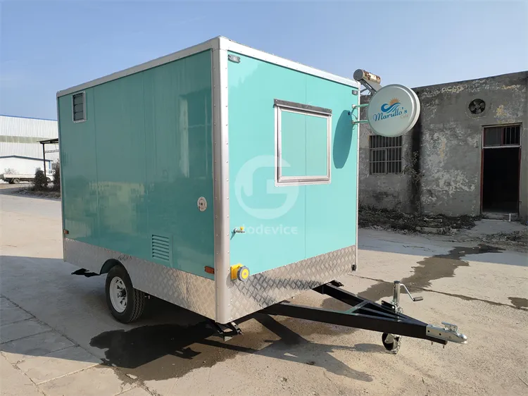 Mobile Bar Pizza Food Trucks Concession Ice Cream Cart