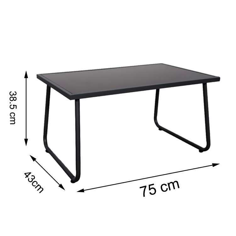 Modern High Quality Metal 4PCS Outdoor Garden Furniture Hotel Backyard Bistro Courtyard Couches Patio Table and Chair Sofa Set