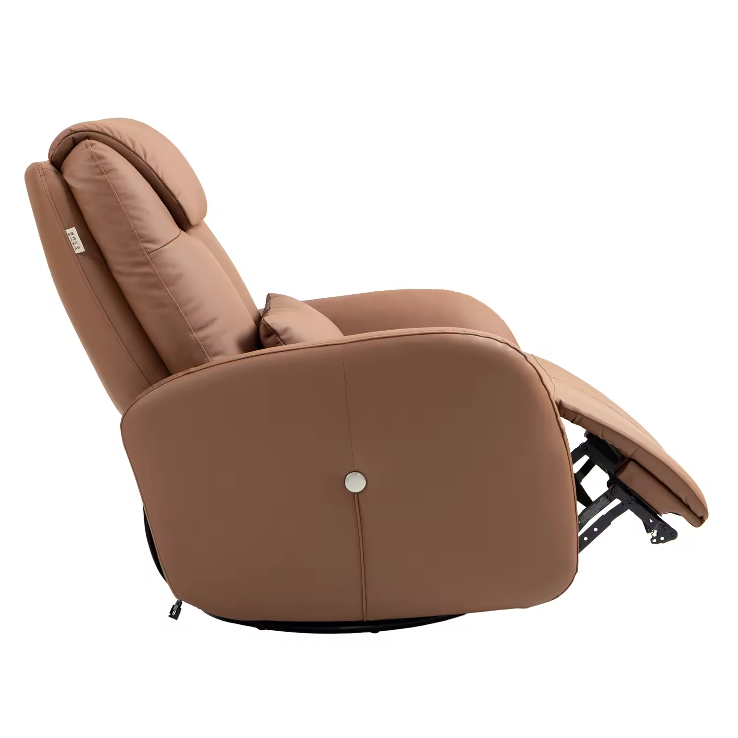 Ultra-Luxurious Electric Reclining Leather Sofa Swivel Rotating Glider Chair with Cushions USB Furniture for Living Room