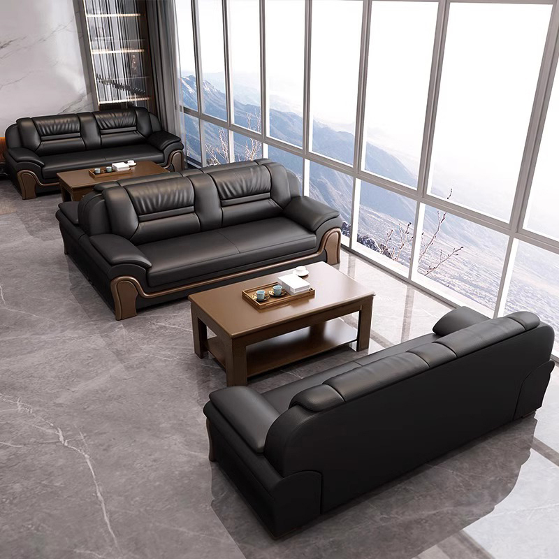Modern Single Office Sofa Chair Cheap Leather Cover Space-Saving Furniture For Home Living Room Apartment Simple Design Style
