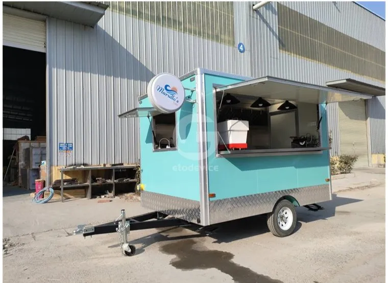 Mobile Bar Pizza Food Trucks Concession Ice Cream Cart