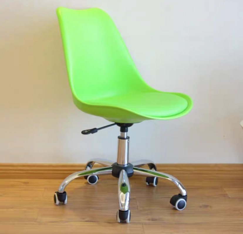 150kg Chaise De Bureau Ergonomique Silla Swivel Rotation Ergonomic Office Chair with Chrome Leg on Wheels