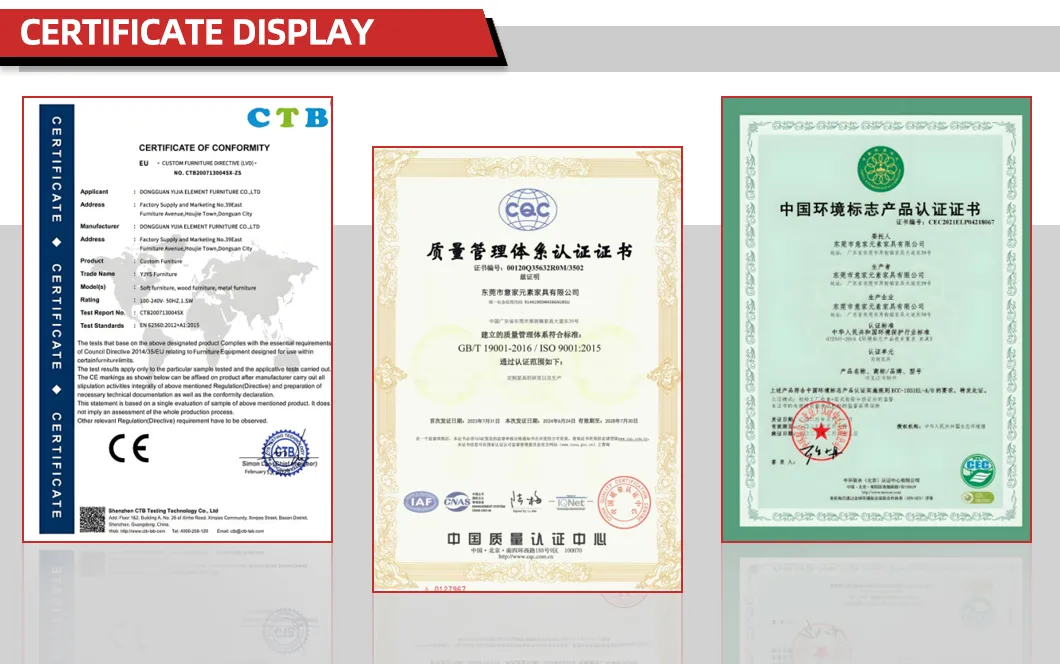 Product Quality Certifications