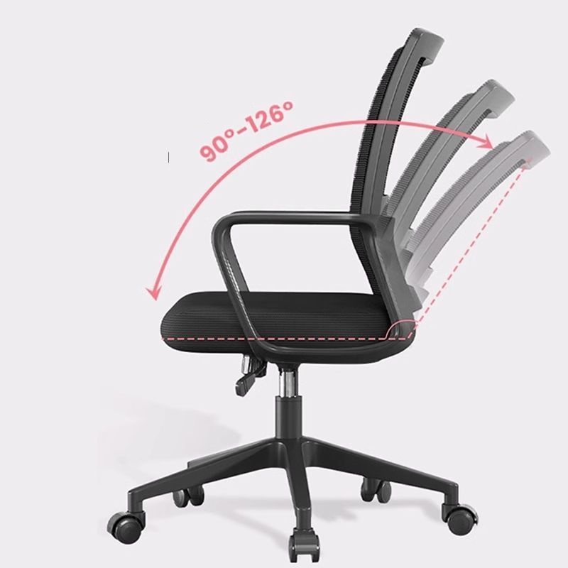 Factory Price Adjustable Height Recline High Back Breathable Mesh Office Chair With Ergonomic Backrest Seat Cushion Chair